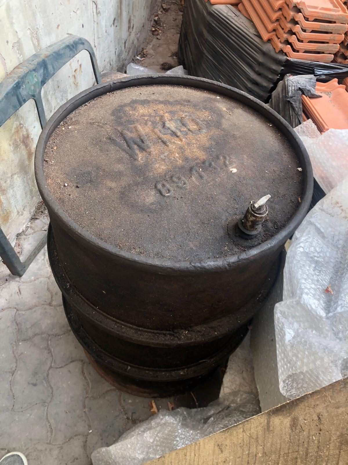 WW2-orig.WIFO "Heiligau" 200 Liter Treibstoff-Fass
